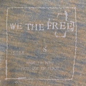 Free People Tops - Peachy distressed palm print T-shirt Free People Tops - Peachy distressed palm print T-shirt